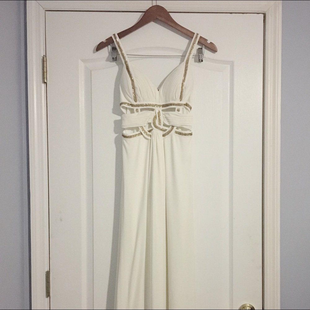 White long dress